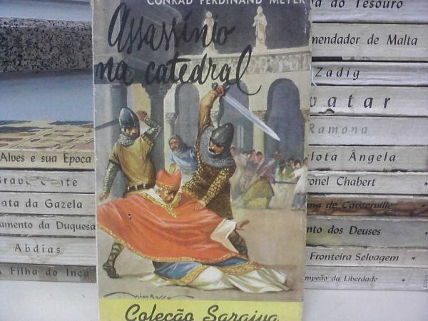 Livro assassinio na catedral; Coleção saraiva