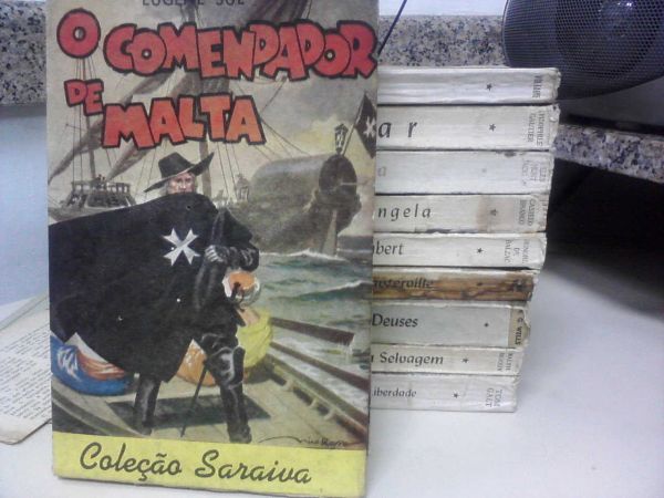 Livro O Comendador de Malta; Coleção Saraiva